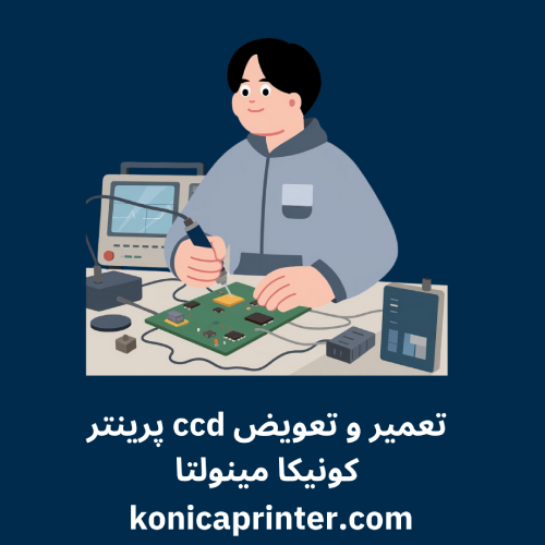 تعمیر و تعویض ccd پرینتر کونیکا مینولتا