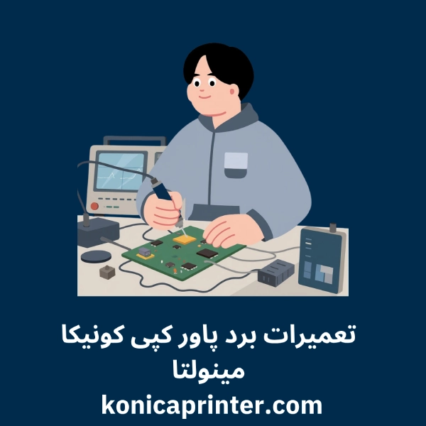 تعمیرات برد پاور کپی کونیکا مینولتا